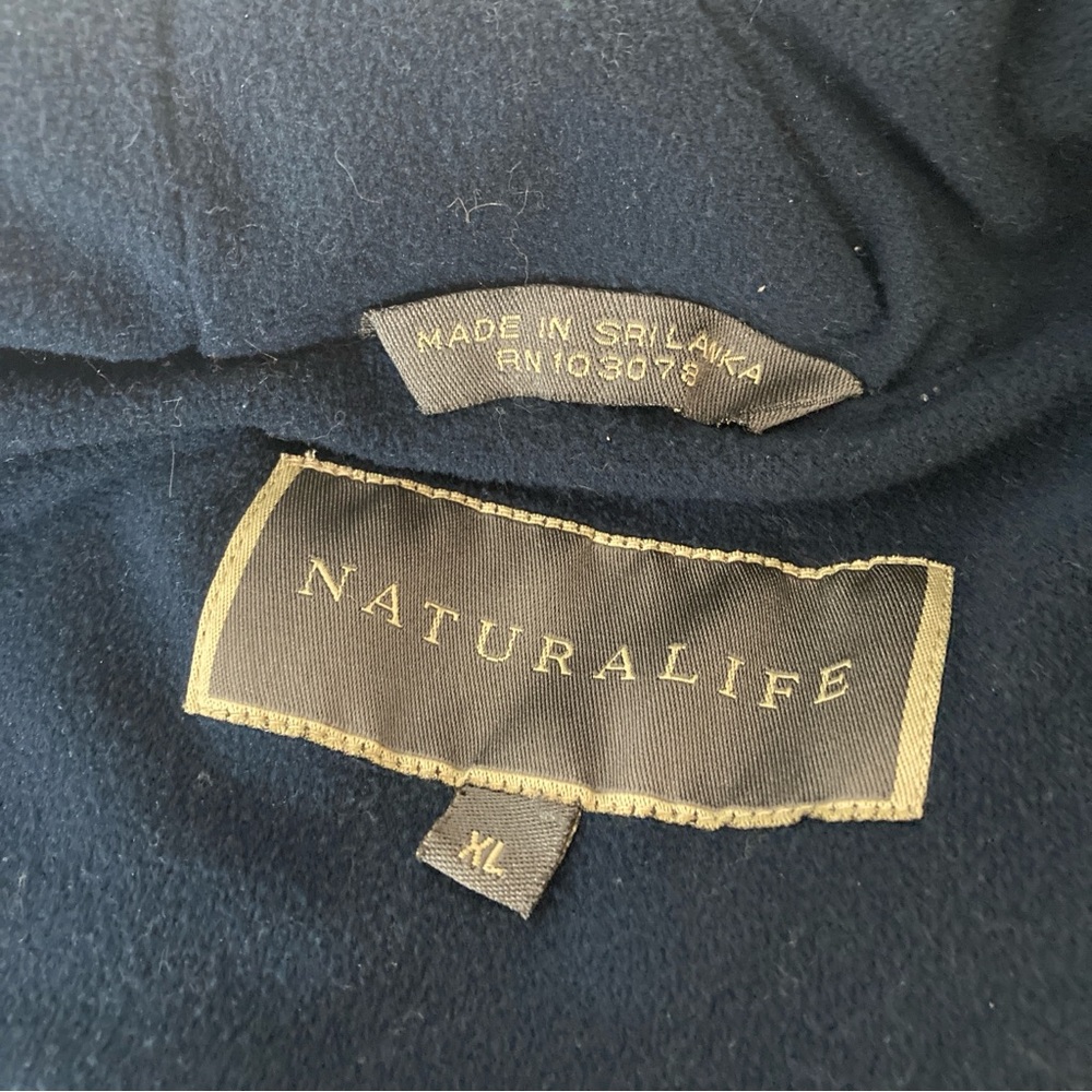 NATURAL LIFE Blue Hooded Jacket - Picture 10 of 16
